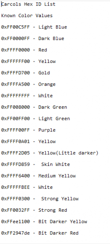 More information about "Carcol colors and light textures"