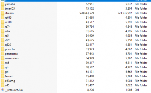 More information about "19 car pack"