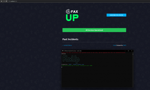 More information about "FAXES UP - FAXES AUTHENTIFICATION BYPASSED 1.2"