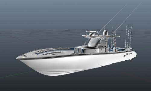 More information about "Reb's Designs 42ft Yellow Fin Boat with Trailer"