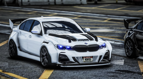 More information about "BMW G20 Blue Evo Widebody Cillian"