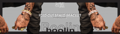 More information about "Boolin's spiked bracelets off his patreon"