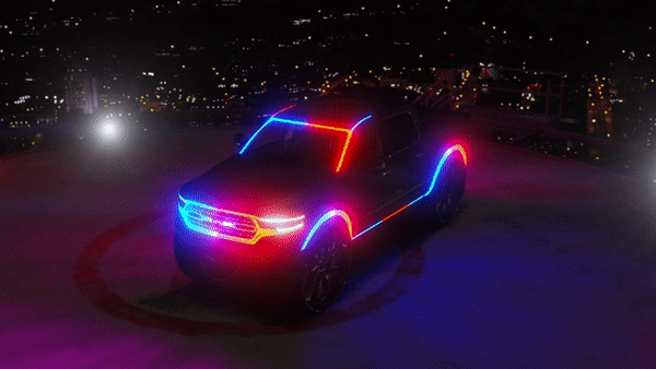 More information about "2022 LEO Undercover Ram Truck | Northern Modifications (RED AND BLUE]"