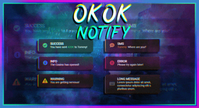 More information about "okokNotify Standalone"