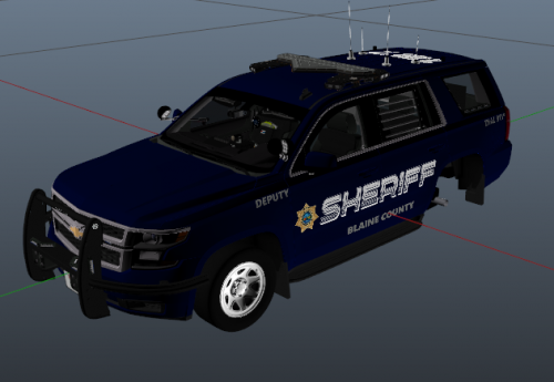 More information about "Blue Blaine County Sheriff Cars! | Non ELS | R&B"