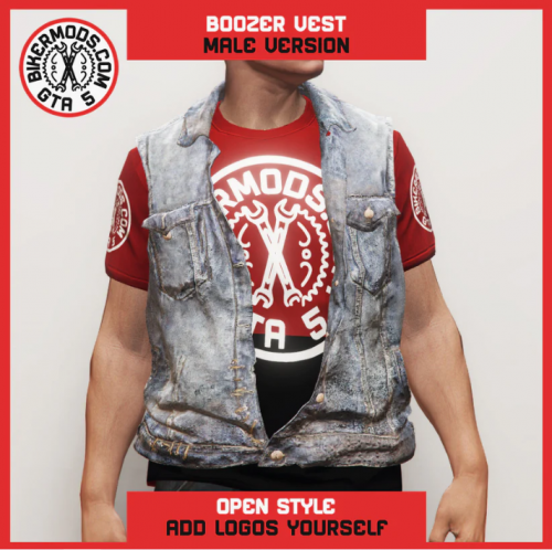 More information about "Boozer Style Vest (Male) BikerMods"