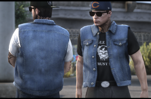 More information about "Long Denim Vest | Biker EUP"