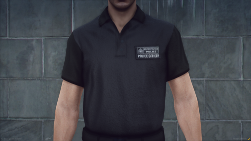 More information about "[EUP] Metropolitan Police Male Grey Polo Shirt"