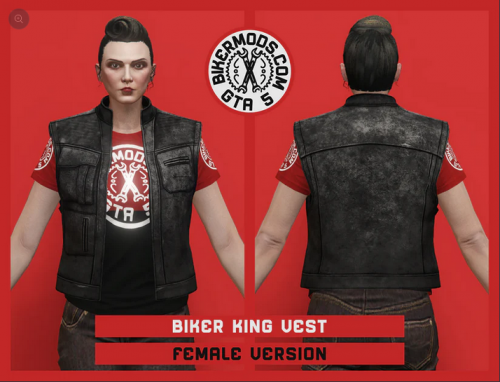 More information about "Bikermods | Female Biker King Vest"