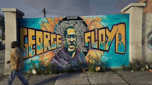 More information about "George Floyd Tribute Graffiti"