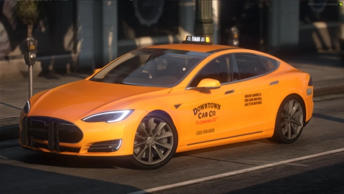 More information about "2022 Civilian Taxi Tesla | TrooperCorentin"