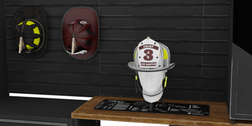 More information about "ElPancho | Fire Helmet [Male/Female Compatible, PSD Included]"