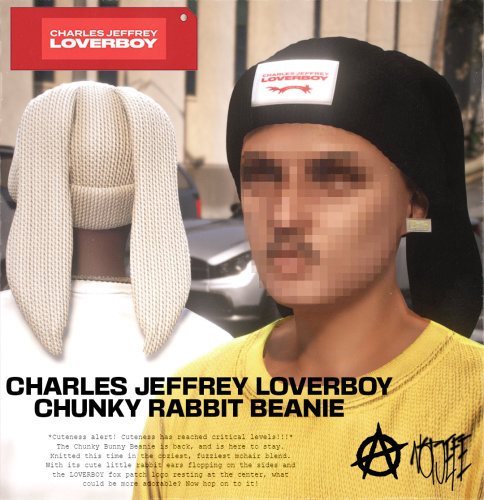 More information about "Charles Jeffrey Rabbit Beanie NotJefe"