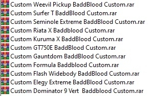 More information about "BaddBlood Customs 11 Car Pack"