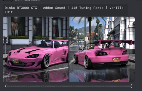 More information about "Dinka RT3000 CTX Vanilla Edit G.O.M Modeling"