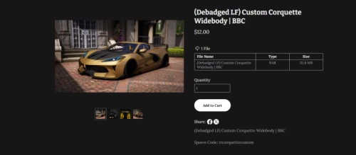 More information about "Custom Corquette Widebody | BBC"