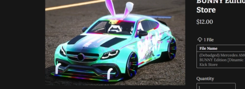 More information about "Mercedes AMG C63S BUNNY Edition  | Kick Store"
