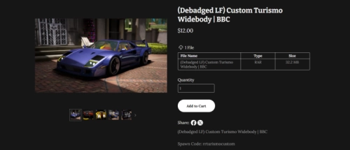 More information about "Turismo Custom BaddBlood"