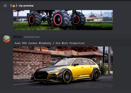 More information about "Audi RS6 Carbon Widebody Gta Work Production"