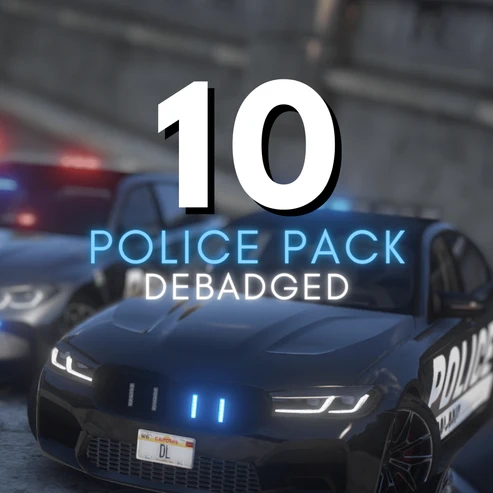 More information about "Debadged Police Pack | 10 Vehicles - DigitalLativa"