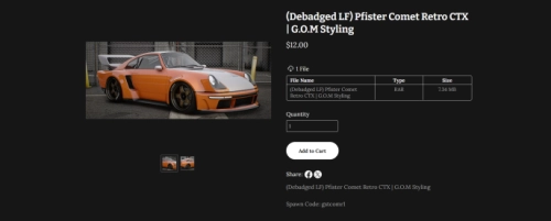 More information about "Pfister Comet Retro CTX | G.O.M Styling"