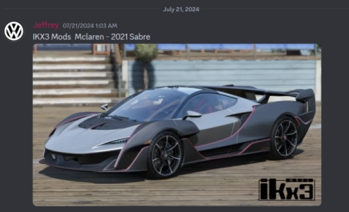 More information about "IKX3 Mods  Mclaren - 2021 Sabre"