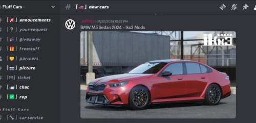 More information about "BMW M5 Sedan 2024 - Ikx3 Mods"