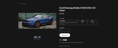 More information about "Ford Mustang Shelby GT500 2013 | GS Omar"