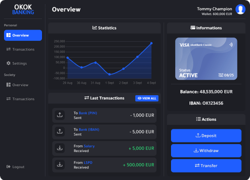 More information about "okokBanking"