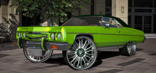 More information about "Chevy Impala 1972 Cabrio Mansory Donk"