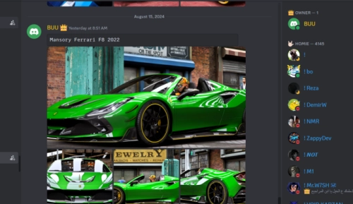 More information about "Mansory Ferrari F8 2022 Dazu"