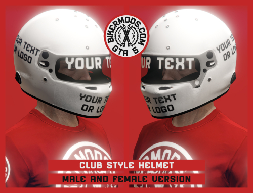 More information about "Club Style Helmet (Transparent Visor) (2 Versions Included)"