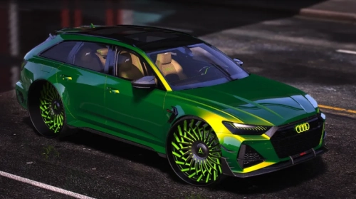 More information about "Audi RS6 R On Big Twisted Artis Forged Wheels | PNUT Customs"