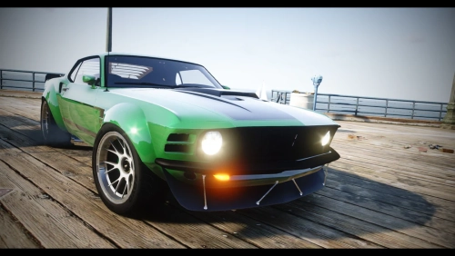 More information about "1970 Ford Mustang Boss G.O.M. Styling + Addon Sound"