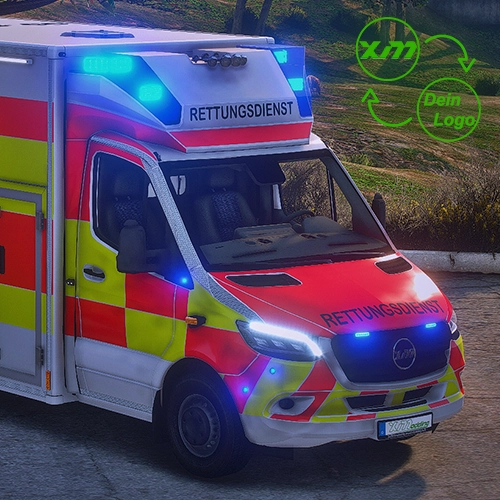 More information about "Sprinter Typ GSF V1.1.0 Addon [2D-Logo] [ELS] [Addon] - X-Modding"