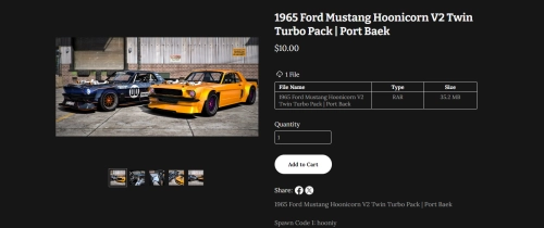 More information about "1965 Ford Mustang Hoonicorn V2 Twin Turbo Pack | Port Baek"