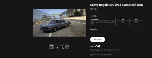 More information about "Chevy Impala 409 1964 Slammed | Tora"