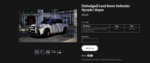 More information about "(Debadged) Land Rover Defender Hycade | Hayes"