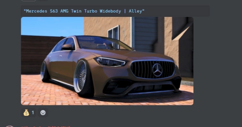 More information about ""Mercedes S63 AMG Twin Turbo Widebody | Alley""