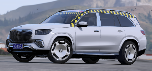 More information about "2024 Mercedes-Benz Maybach GLS 600 Three-color Rainproof Cloth Edition | Dazu x Car God"