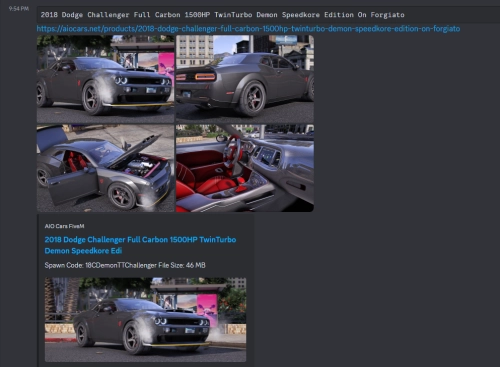 More information about "2018 Dodge Challenger Full Carbon 1500HP TwinTurbo Demon Speedkore Edition On Forgiato | 4K Custom"