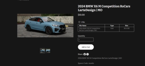 More information about "2024 BMW X6 M Competition RoCars LarteDesign | MO"