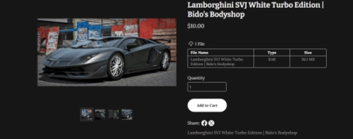 More information about "Lamborghini SVJ White Turbo Edition | Bido's Bodyshop"