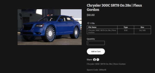 More information about "Chrysler 300C SRT8 On 28s | Flexx Gordon"