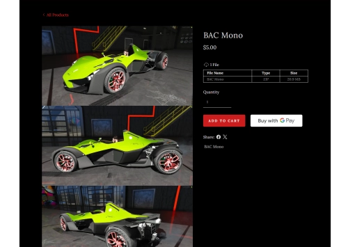 BAC Mono | HFM - Vehicles - LauncherLeaks