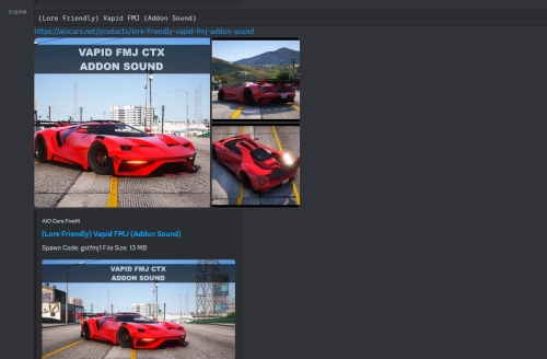 More information about "(Lore Friendly) Vapid FMJ | GOM"