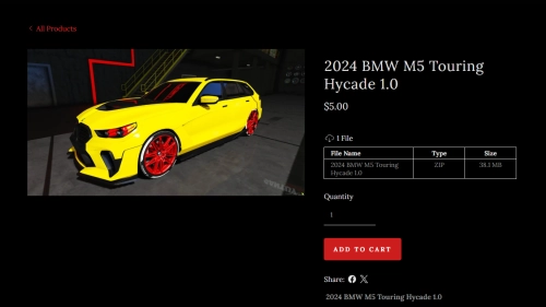 More information about "2024 BMW M5 Touring Hycade | Lemon"