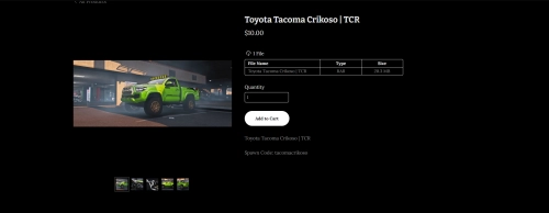 More information about "Toyota Tacoma Crikoso"
