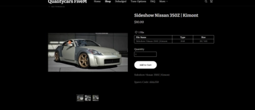 More information about "Sideshow Nissan 350Z"