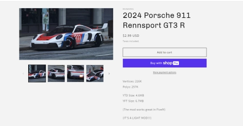 More information about "2024 Porsche 911 Rennsport GT3 R | CWorks"